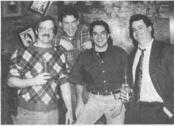 Left to right, Doug Denton, John Goodin, Tom Flood and Rob Whitmer. Photo by Jay Burkart