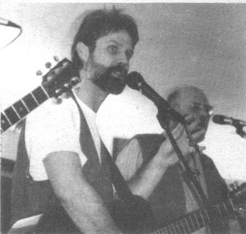 LASC founding member Dave Evans performs with the