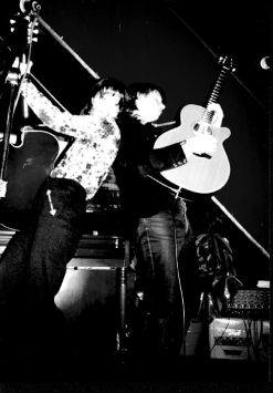 Pete and Maura as rockstarts
