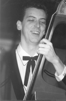 BR5-49's bassist, Jay McDowell, was all smiles during their well-received set. Photo by Letha Marshall